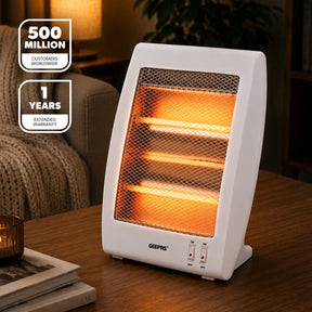 Portable Upright Electric Quartz Halogen Heater 800W