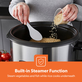 2.8L Rice Cooker Steamer with Keep Warm Function Automatic Cooking 1000W