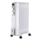 9-Fin Portable Electric Oil-Filled Radiator Heater