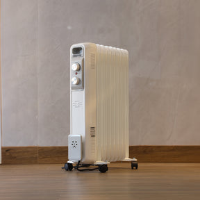 9-Fin Portable Electric Oil-Filled Radiator Heater