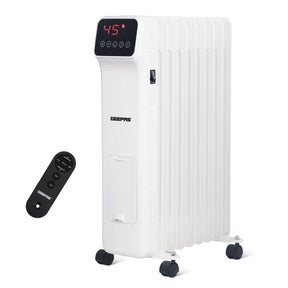 9-Fin Remote Controlled Electric Oil-Filled Radiator Heater