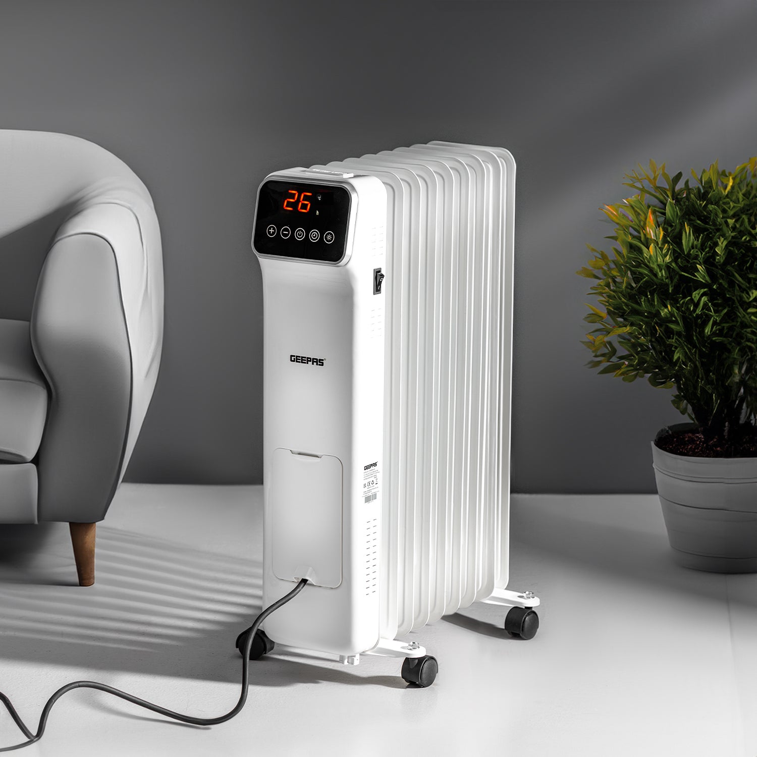 1500 Watt Home Depot Oil Heater Electric Oil Filled Radiator