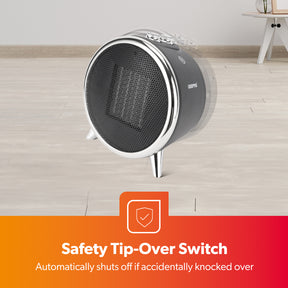 Energy Efficient PTC Ceramic Heater With Thermostat and Cool Shot