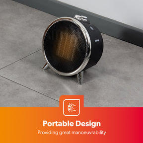 Energy Efficient PTC Ceramic Heater With Thermostat and Cool Shot