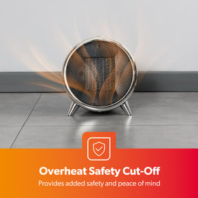 Energy Efficient PTC Ceramic Heater With Thermostat and Cool Shot