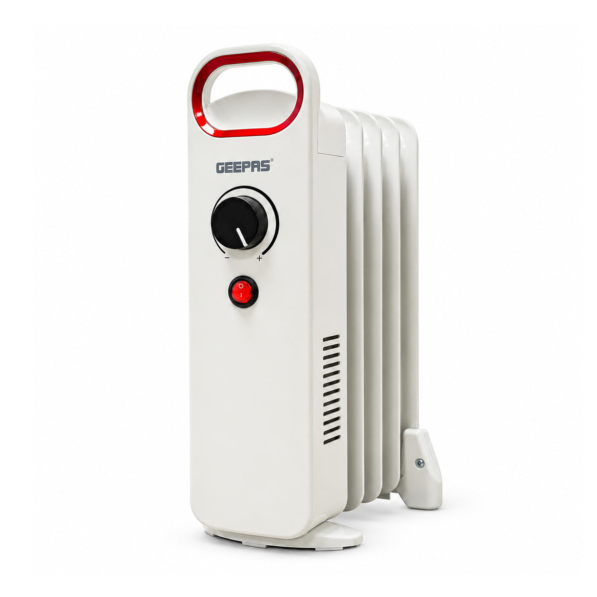 5-Fin White Oil-Filled Radiator 450W Electric Heater