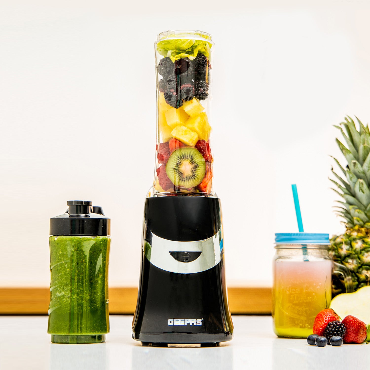 400ml Turbo Slim Blender & Smoothie Maker With Drinking Bottle