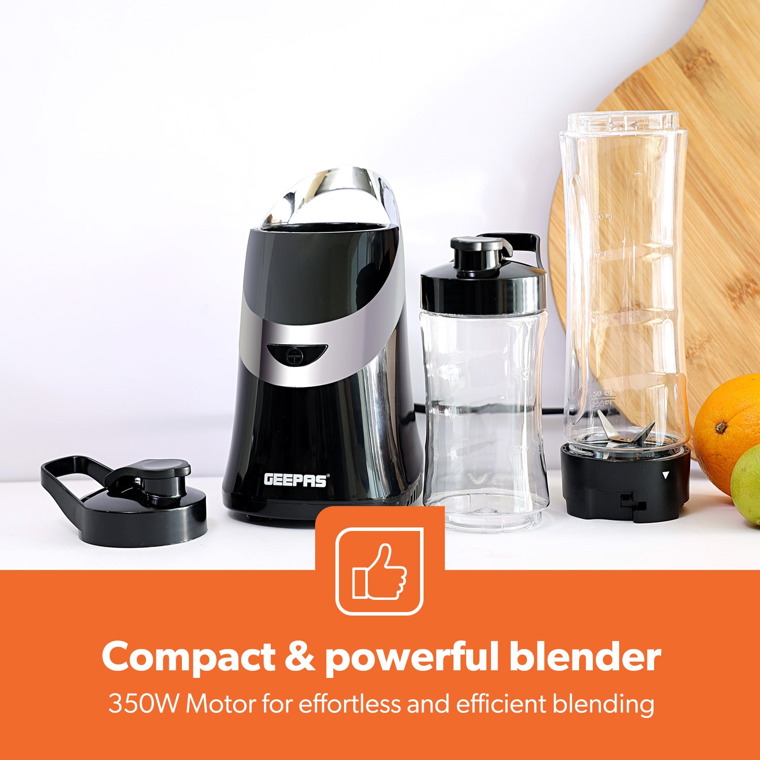 400ml Turbo Slim Blender & Smoothie Maker With Drinking Bottle