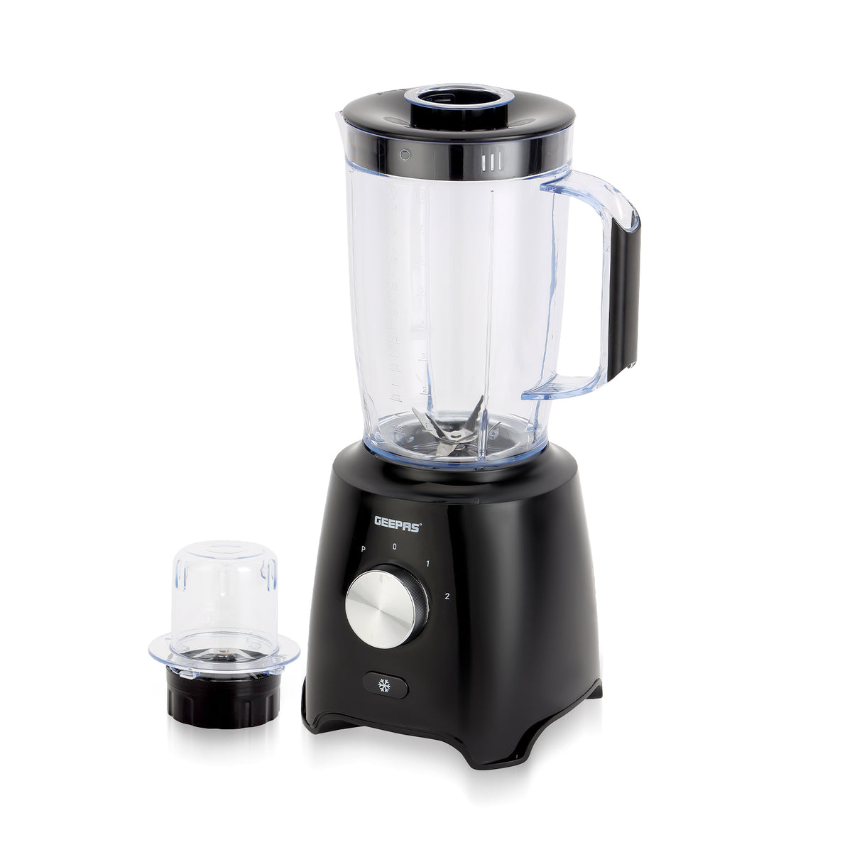 2-In-1 Black Portable Stand Blender and Coffee Grinder