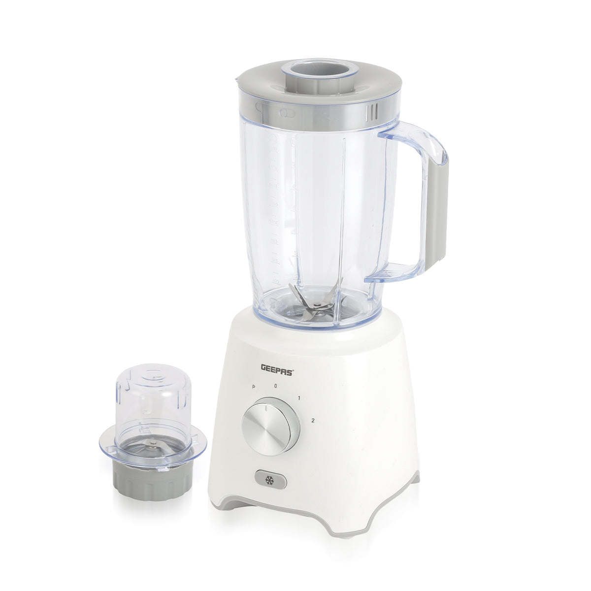 2-In-1 White Powerful Smoothie Blender & Coffee Grinder