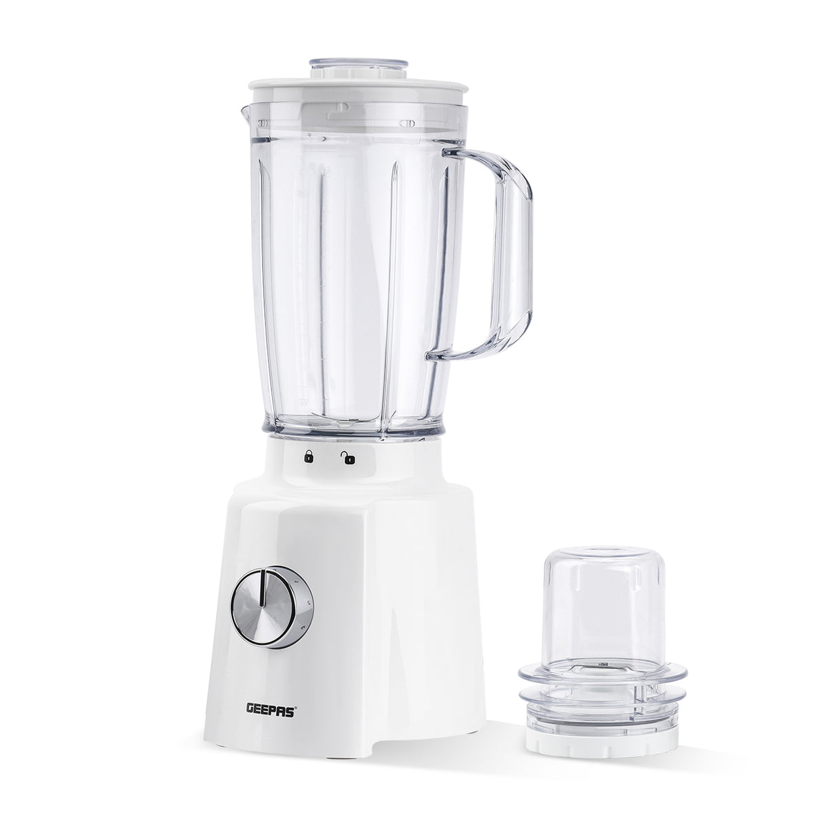 2-In-1 Ice Crushing Jug Blender and Smoothie Maker White