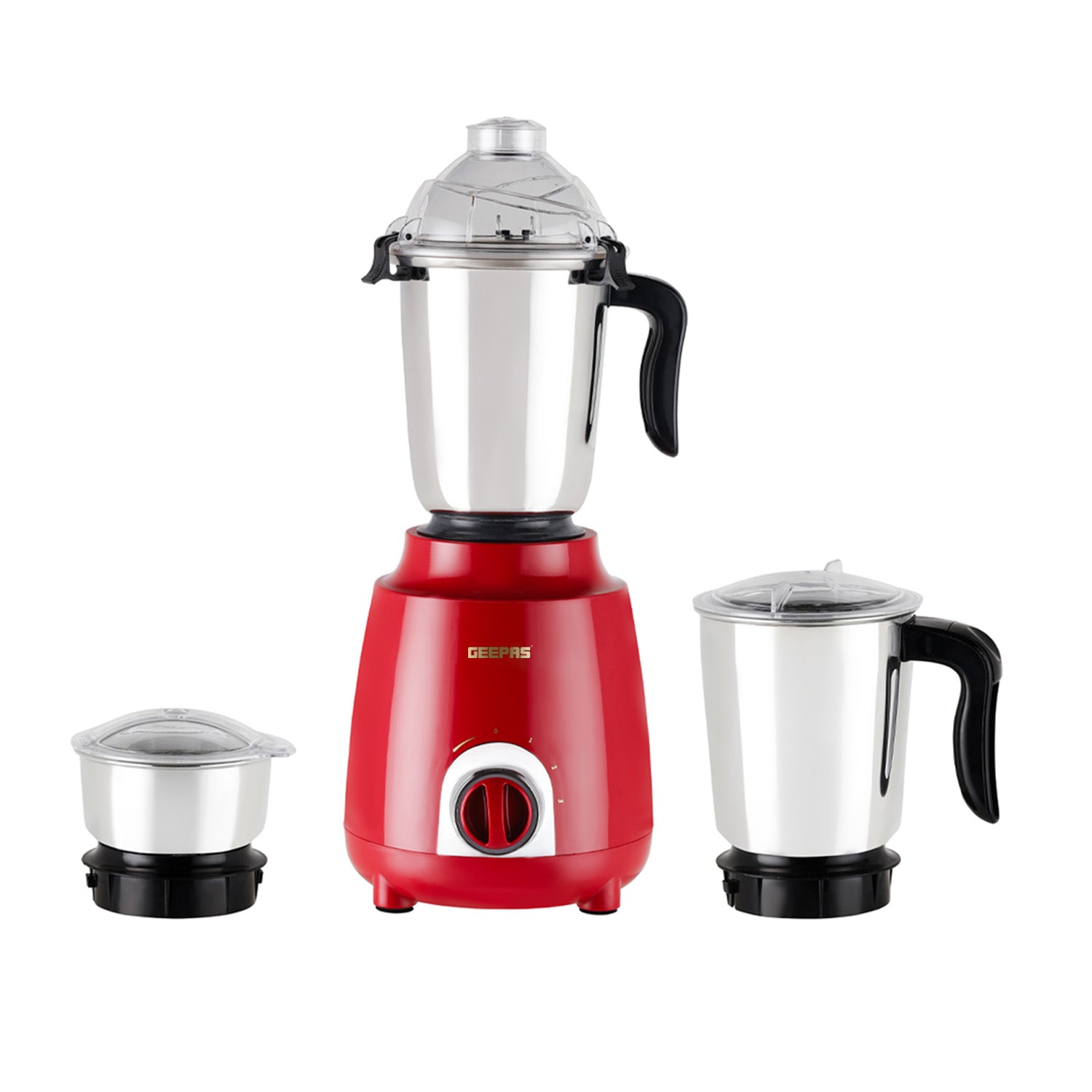 3-In-1 Stainless Steel Authentic Wet & Dry Mixer Grinder Red