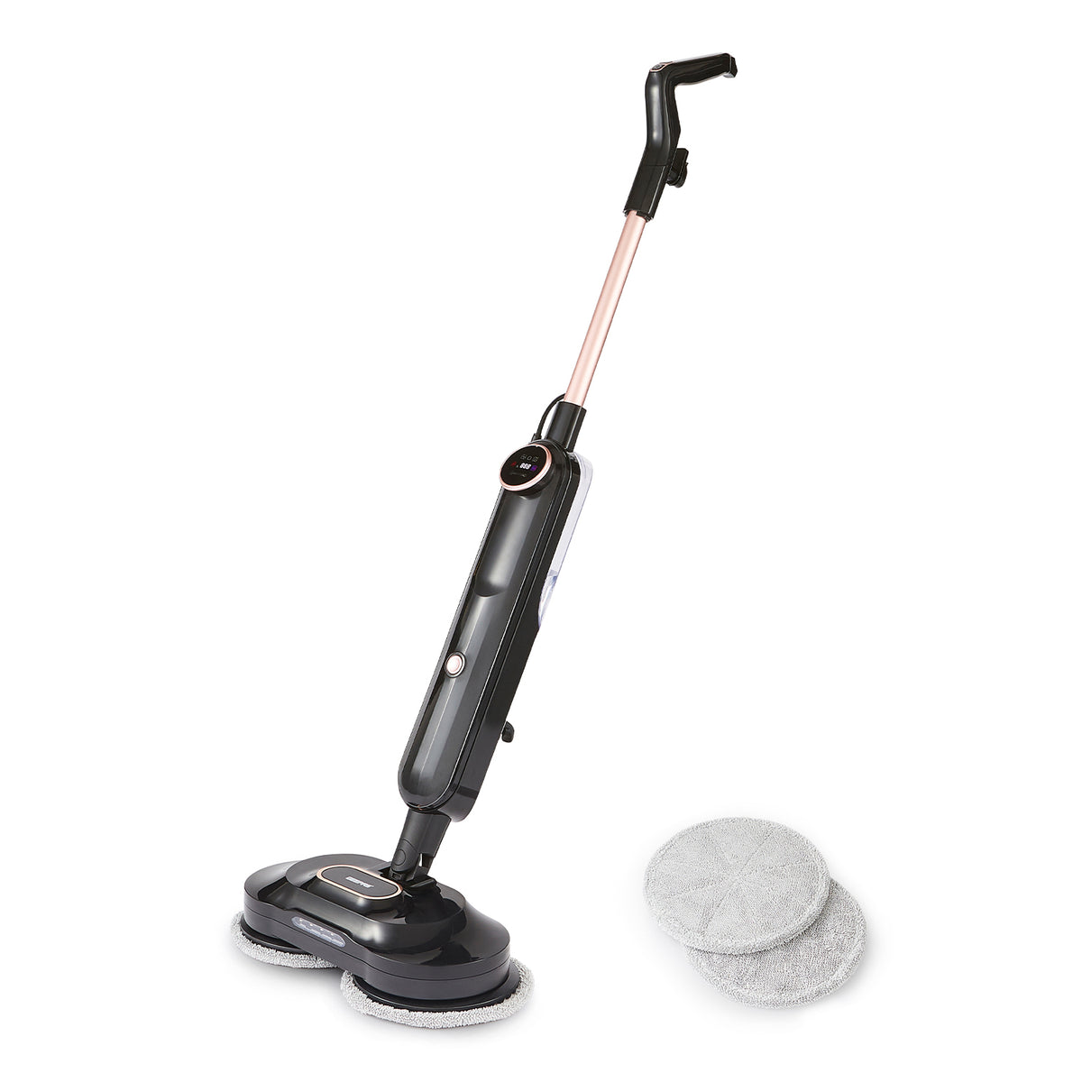 Dual Digital Upright Electric Steam Mop With 2 Adjustable Modes