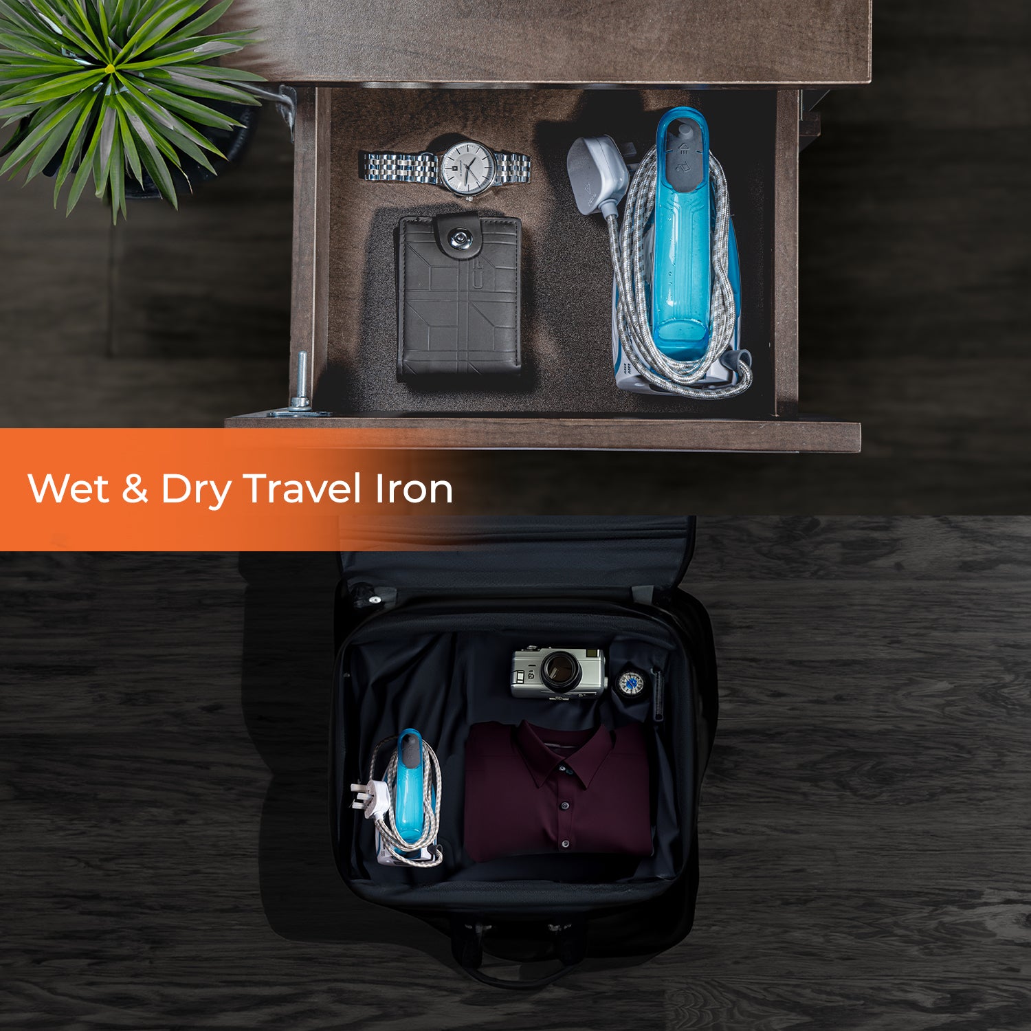 Geepas Wet and Dry Travel Iron
