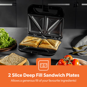 Two-Slice Deep Fill Toastie and Sandwich Grill