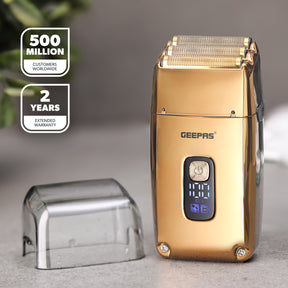Golden Triple-Blade Waterproof Electric Foil Shaver