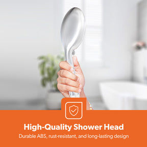 High Pressure Lightweight Chrome Handheld Shower Head