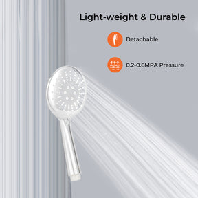 High Pressure Lightweight Chrome Handheld Shower Head