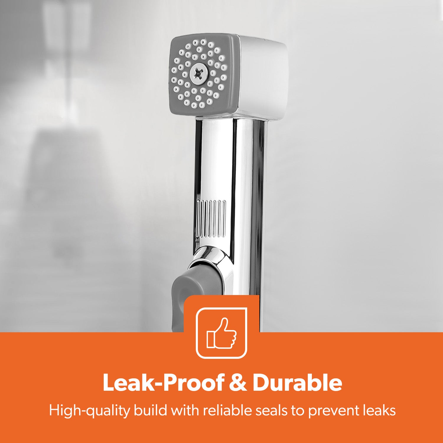 Chrome CUBE Handheld Bidet Toilet Sprayer and Shattaf