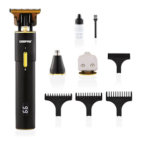 3-In-1 Black and Gold Prestige Rechargeable Shaver