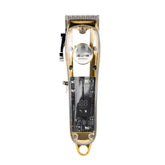 Transparent Gold Rechargeable Professional Trimmer and Shaver