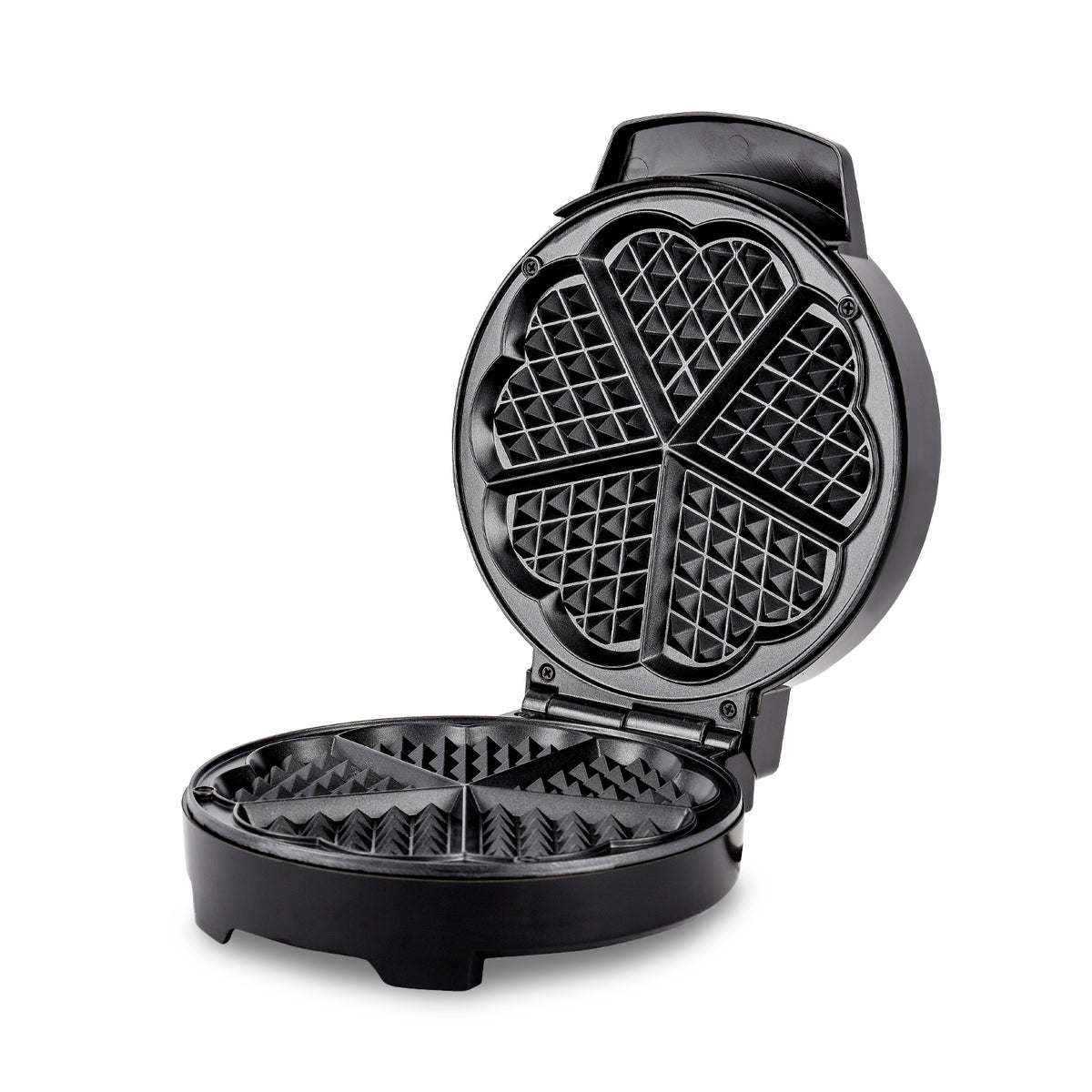 5-Slice Heart Shaped Waffle Making Iron