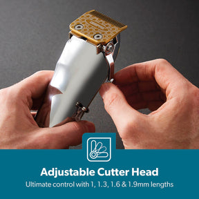 Professional Golden Hair Clipper and Precision Trimmer