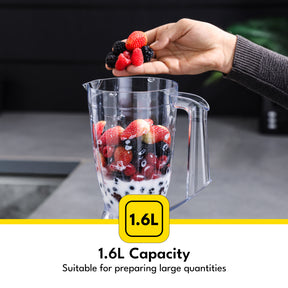 1.6L Food Jug Blender & Smoothie Maker With Spice Grinder 650W