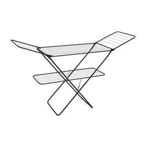 Expandable Metal Clothes Dryer With Bottom Shelf