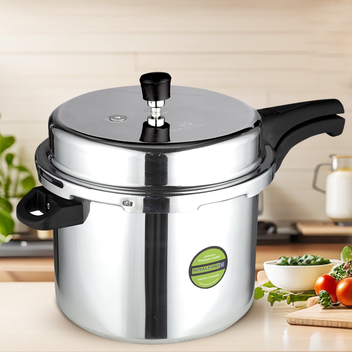 10L Lightweight Aluminium Stovetop Pressure Cooker