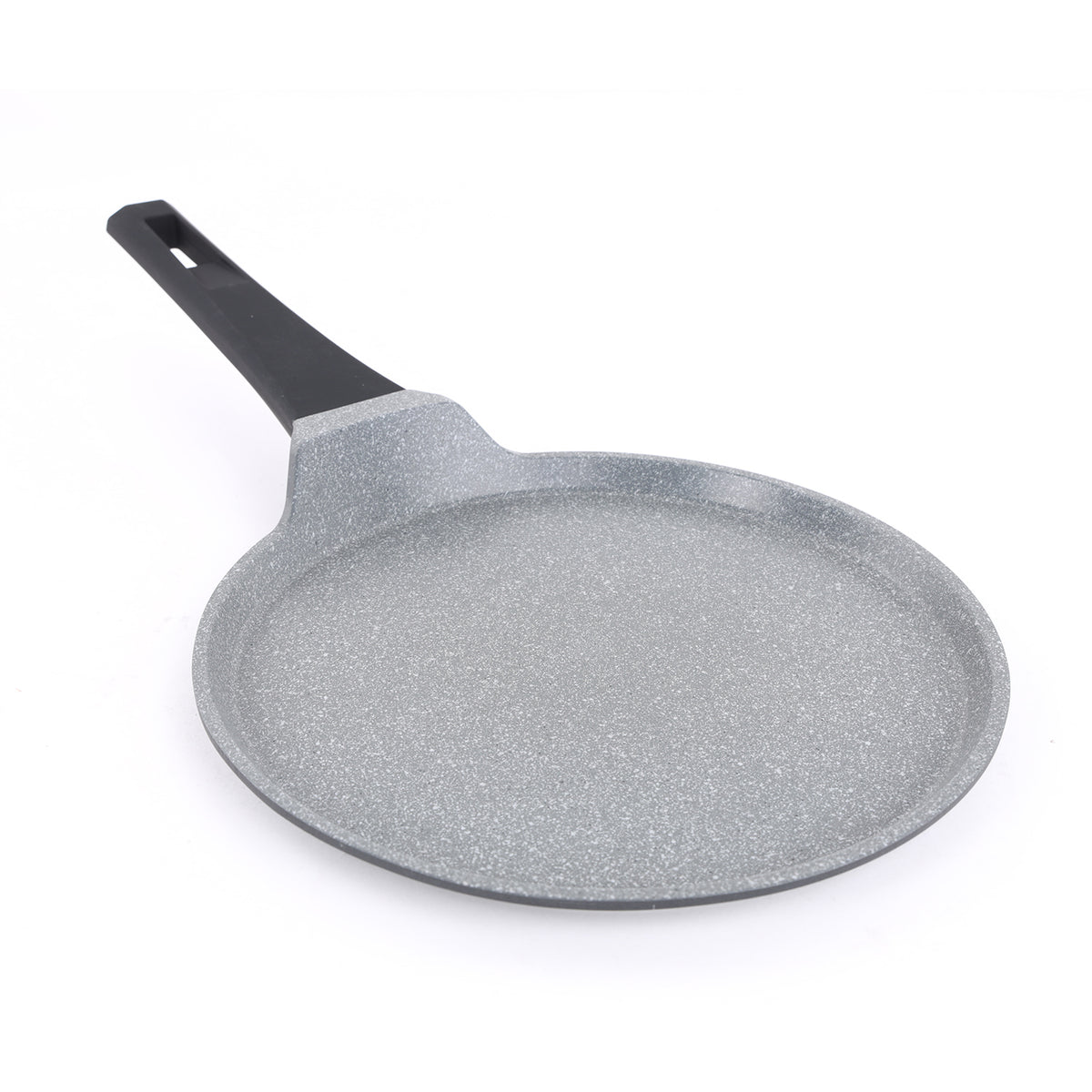 25cm Grey Die-Cast Aluminium Non-Stick Tawa Crepe Pan