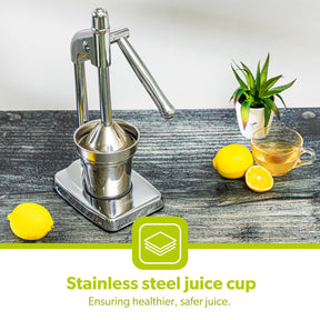 Heavy-Duty Stainless Steel Hand Press Manual Juicer