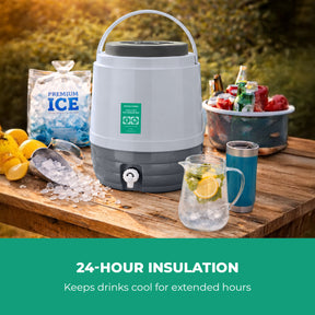 8L Insulated Ice Cooler and Water Dispenser BPA Free