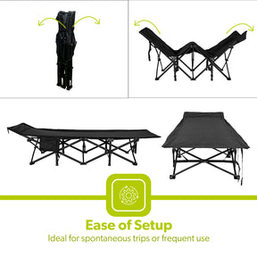 Single Mesh Folding Outdoor and Camping Bed