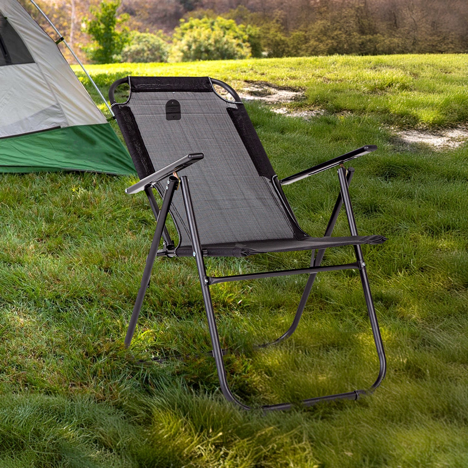 Adjustable Outdoor Deckchair and Camping Folding Chair