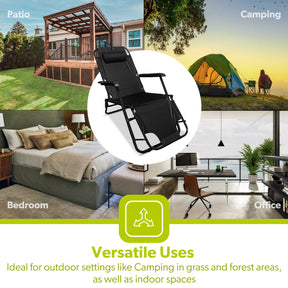 Deluxe 2-In-1 Reclining Mesh Chair and Bed For Outdoors