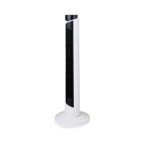 White 37-Inch Powerful Oscillating Tower Fan