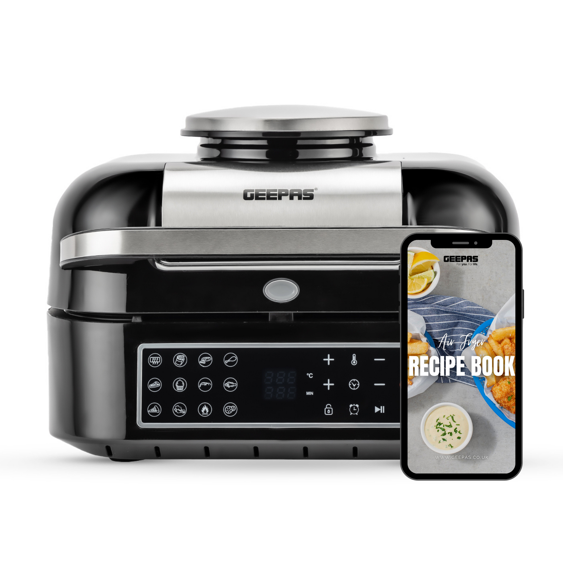 Stok air deals fryer 6.5 l