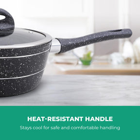 Non-Stick Saucepan Induction Cooking Pot with Lid 20 Cm