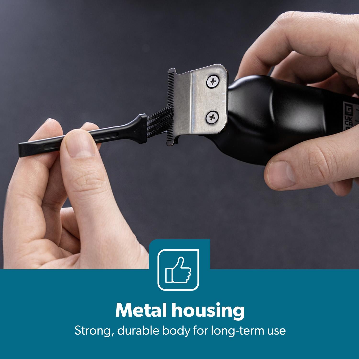9000 RPM DLC Stainless Steel Digital Clipper and Trimmer