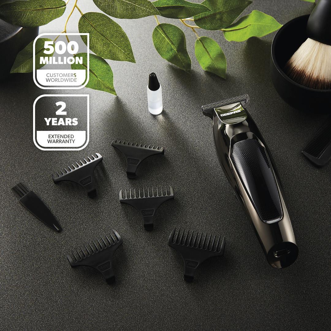 3-In-1 Grooming Kit Rechargeable Digital Trimmer & Clipper