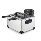 5L Stainless Steel Electric Deep Fat Fryer With Triple Baskets 2000W