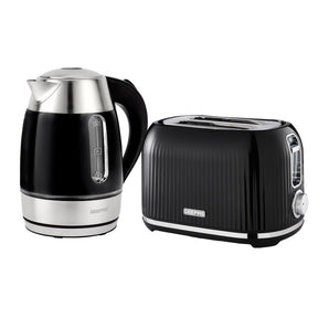 1.7L Illuminated Electric Kettle & 2-Slice Bread Toaster Set