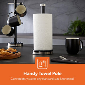 Mug Tree & Towel Pole Set Kitchen Counter Storage