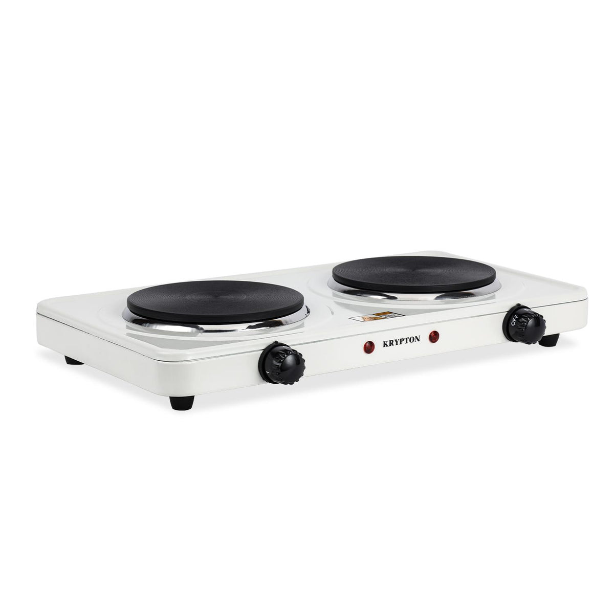 2000W White Cast Iron Double Hot Plate Cooker