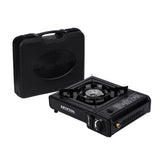 Portable Single Burner Gas Stove - Camping Outdoor Hob Cooker