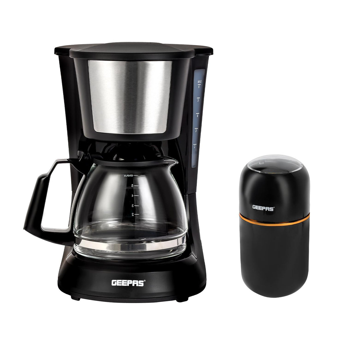 750ml Filter Coffee Maker Machine & 80g Coffee Grinder Set