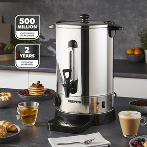 15L Stainless Steel Catering Urn - Commercial Hot Water Boiler
