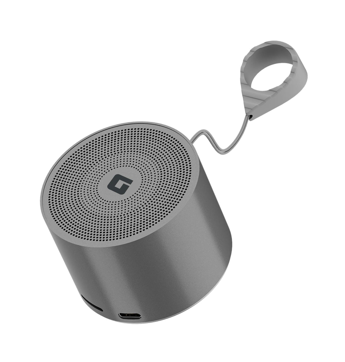 Grey Portable Bluetooth Waterproof Speaker 10W