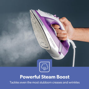 2000W Self Clean Purple Ceramic Soleplate Steam Iron